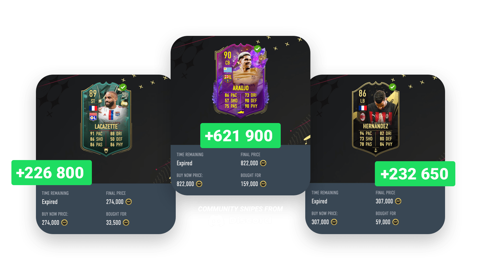 Best snipes & profits
