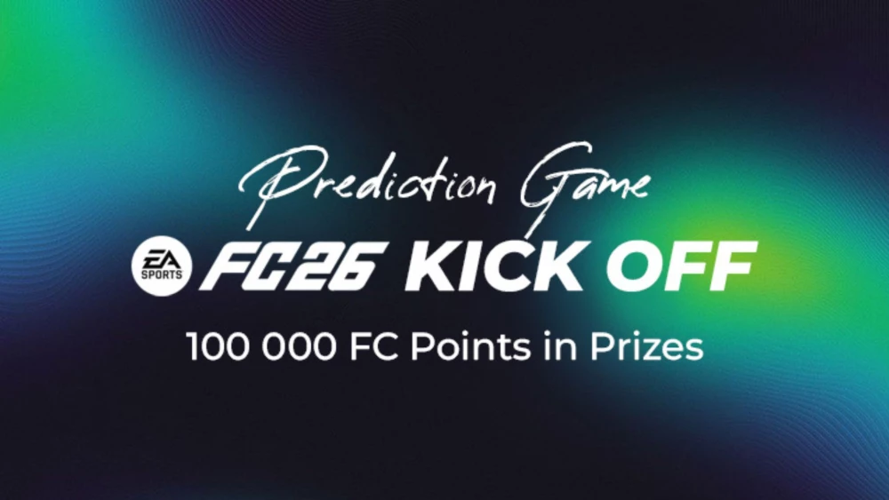 Predict, Win, and Dominate the Market! 100,000 FC Points up for grabs in the FC26 Kick Off Prediction Game
